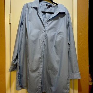 NEW: Light Blue OR White Quarter Length Light Cotton Shirt(s).